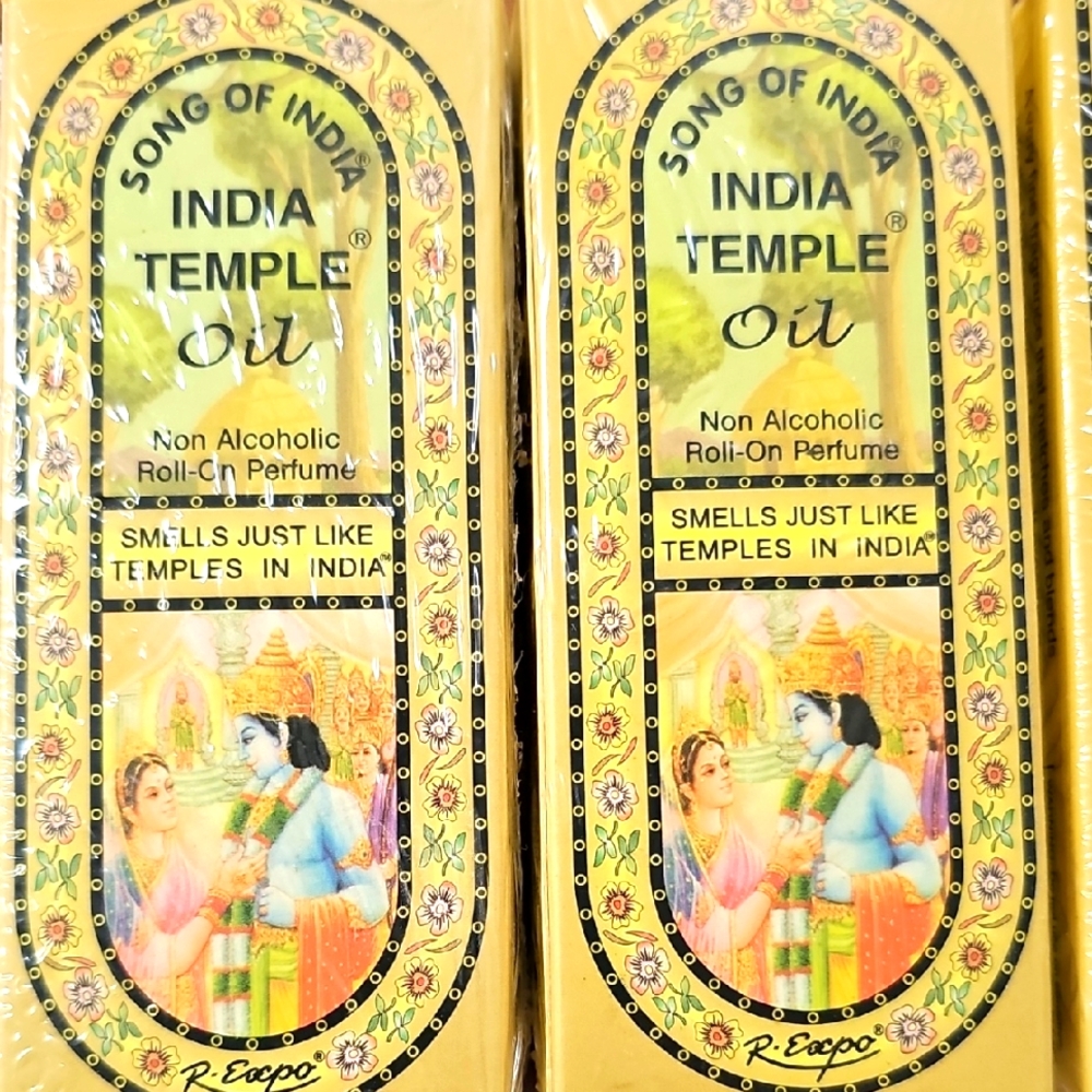 Temple Oil - Non Alcoholic Roll-On Perfume,One Bottle For This Price.